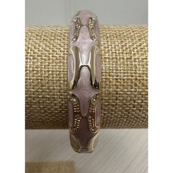 Sequin Nordstrom Colorful Mid-Thin Gold Tone Enamel Hinge Bangle $33 NWOT #13 - Picture 2 of 4